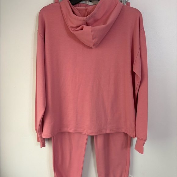 J. Crew Coral Pink soft sweatsuit 2 piece set Size Small - Picture 3 of 6